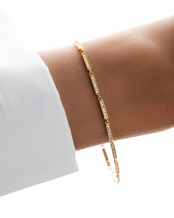 Diamond Bar Bracelet