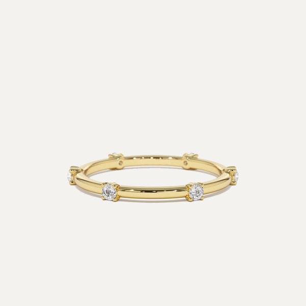 18K Gold Sei Diamond RIng